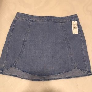 PacSun denim mini skirt